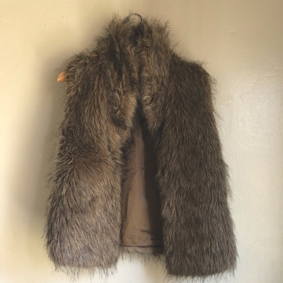 Jack by BB Dakota Faux Fur Vest Size M - Picture 2 of 5